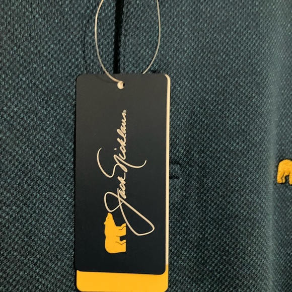 Jack Nicklaus Men's Polo Shirt Short Sleeve Collared Size XL Color Delft Melange - Picture 4 of 10